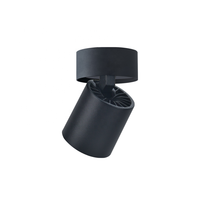 RONSE Modern lampu sorot LED langit-langit 15W, Track aluminium Die-casting dalam ruangan 4000K dapat diputar permukaan dengan Chip COB badan PVC