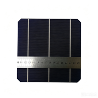 Cellules solaires monocristallines PERC de haute qualité 156 mm-156,75 mm 3BB 5,03 W, rendement de 20,6 % pour la fabrication de modules