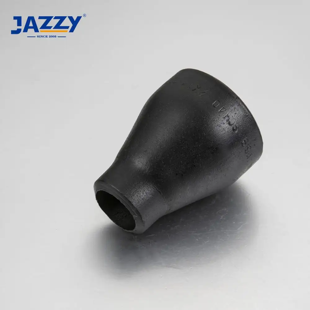 JAZZY ASME B16.9 dirsek tee redüktör SCH40S/SCH80/SCH160 karbon çelik konsantrik popo kaynak bağlantı elemanları