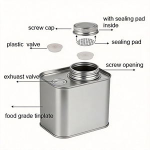 Fabricant de boîtes en fer blanc personnalisées, boîte en fer blanc vide pour café en grains ou thé, boîte cadeau en métal, emballage de boîte à café 250g - Product Image 6
