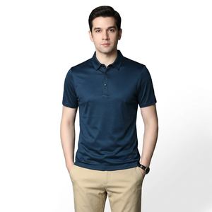 Camisas de Manga Corta para Hombre, Diseño de Bolsillo, Antiarrugas, 100% Algodón, Estampado Personalizado de Alta Calidad, Moda Golf, Venta al Por Mayor - Product Image 1