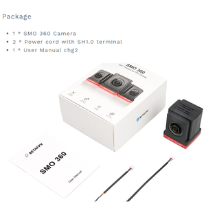 BETAFPV 360 porte grandangolari S4K supporto per fotocamera RC FPV Pavo 360 Drone Quadcopter Vslnsta360 ultraleggero lungo raggio Racing UAV - Product Image 6