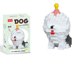 Juego de Bloques de Construcción LeleBrother, Perro Personalizado en 3D, Bloques de Construcción con Forma de Gato, Rompecabezas Apilable de Microplástico, Juguete Infantil con Diseño Divertido - Product Image 3