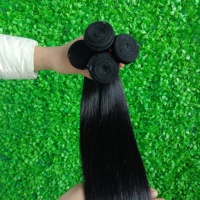 Extensions de cheveux vierges chinois Remy Eonian en gros, cuticules alignées, non traitées, double trame, extensions foncées
