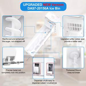 Reemplazo de Máquina de Hielo DA97-20156B Mejorada para Refrigeradores <span class=keywords><strong>Samsung</strong></span> |   Compatible con el recipiente de hielo DA97-20156A - Product Image 2