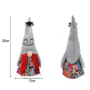 Gnomes en peluche <span class=keywords><strong>nain</strong></span> sans visage <span class=keywords><strong>Jack</strong></span> Sally en coton PP fait à la main ornements pour la décoration d'Halloween - Product Image 5