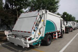 משאית אשפה דחוסה הנעה דיזל 4 x2 עבור איסוף פסולת יעילה - Product Image 4