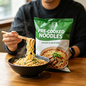Fideos de Trigo Duro Pre-cocidos Veganos, Naturales, Listos para Cocinar, Bajos en Sal, en Caja a Granel - Product Image 5