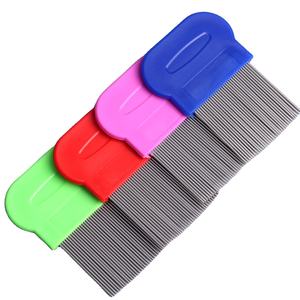 مكافحة الآفات للكلاب الأليفة ، رأس معدني من الفولاذ المقاوم للصدأ للحيوانات الأليفة ، إكسسوارات تنظيف قمل الحيوانات الأليفة - Product Image 2