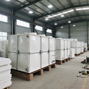 Réservoir d'eau en fibre de verre de 10 tonnes Réservoirs de panneau GRP pour réservoir FRP en plastique durable de construction - Product Image 5