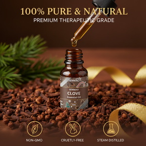 น้ำมันหอมระเหยกานพลูบริสุทธิ์น้ำมันหอมระเหยกลิ่นบำบัดผิวของขวัญคริสต์มาส - Product Image 4