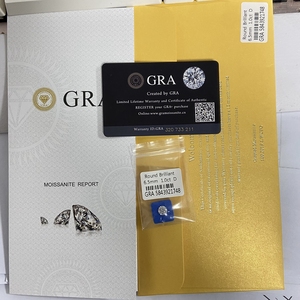 Mèche synthétique brillante, lancanite rond très blanc, prix de gros, 1 chariot, momanite rond de 6.5mm - Product Image 2