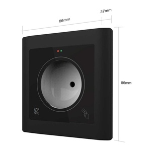 Terminal de contrôle d'accès RFID NFC avec lecteur de code QR, Wiegand RS232 RS485, matériau ABS, fréquences 13,56 MHz et 125 kHz - Product Image 6