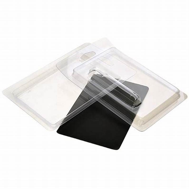 Custom Clear Disposable Plastic PVC Clamshell Blister for Card Blister Packing Box Manufacturer