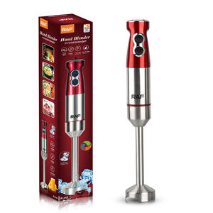 <span class=keywords><strong>Mixeur</strong></span> plongeant multifonctionnel RAF 1000W, sans BPA, en acier inoxydable, avec 2 lames pour smoothies, soupes, aliments pour bébés et glace pilée - Product Image 1