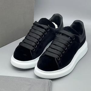 Factory wholesale black minimalist outdoor walking shoes from luxury brand, custom-made by designer shoes - Product Image 1