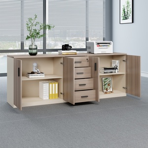Classeur à 4 tiroirs Classeur à tiroirs blanc et bois Classeur à tiroirs - Product Image 6
