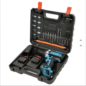 21V Portable Cordless Impact Drill <b>Tool</b> Set Variable Speed Plastic OEM Multifunctional CR-21 Variable Speed <b>Power</b> Drill Operates - Product Image 6