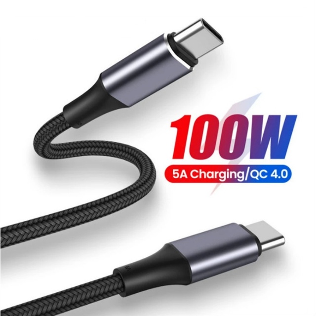 USB C to USB Type C Cable for MacBook Pro Quick Charge 3.0 100W PD Fast Charging for Samsung Xiaomi Mi Charge Cable
