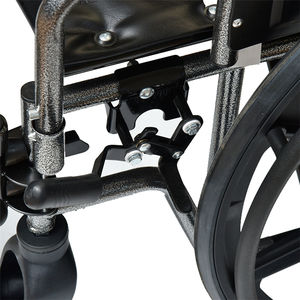 דגם חם K5 מוכר כיסא גלגלים ידני מתקפל להסרה עם ריפוד ויניל - Product Image 5