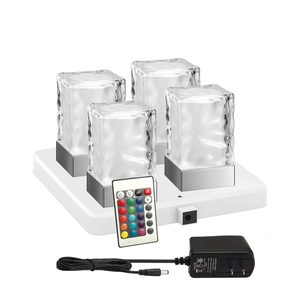 <strong>Table</strong> Lamps Home Restaurant Decor Luxury <strong>Glass</strong> Lamp RGBW <strong>Light</strong> Color Led Mood Desk Lamp Hotel bar Dinning Best Lighting - Product Image 5