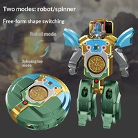 Mainan Anak Spinner Jari Robot Transformasi Lintas Batas, Pereda Stres, Plastik Mekanik, Mainan Kecil Grosir