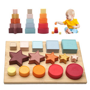 Juguete Nórdico para Niños (4-6 Años) Educación Temprana Rompecabezas 3D <span class=keywords><strong>de</strong></span> Silicona con Dibujos Animados Geometría Desarrollo <span class=keywords><strong>de</strong></span> Inteligencia EN71 - Product Image 5