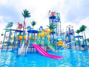 2025 Lớn Ngoài Trời Vui Chơi Giải Trí Thiết Bị Nước Chơi Công Viên Nước Thiết Bị Thép Sợi Thủy Tinh Hồ Bơi Trượt Cho Người Lớn Và Trẻ Em - Product Image 2