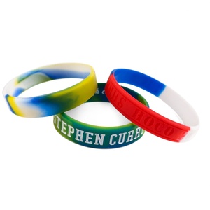 Créez votre propre bracelet en silicone avec impression sérigraphique, bracelet en caoutchouc personnalisé avec logo promotionnel, bracelet en silicone - Product Image 1