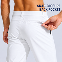 Pantalon de travail et décontracté de golf ODM, absorbant l'humidité, écologique, doux, avec coutures renforcées, lavable en machine