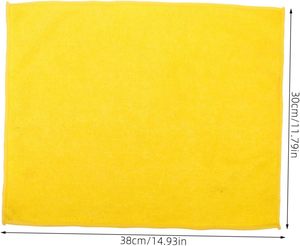 Toalla de Microfibra y Felpa Coral NOVISON de Alta y Baja Densidad, 16x16 Pulgadas, para Lavado y Detallado de Autos - Product Image 3
