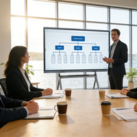 ETTO 86-Inch Smart TV Papan Tulis Interaktif Layar Sentuh LCD Panel Datar Tampilan Digital 4K Android Sekolah Konferensi 40-Titik