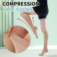Manchons de compression sur mesure grande taille à pression graduée scientifique pour infirmières, grossesse et voyages