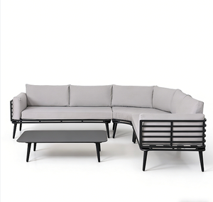 Ensemble de canapés d'extérieur modernes et écologiques en aluminium et <span class=keywords><strong>rotin</strong></span> pour hôtel de luxe, appartement et <span class=keywords><strong>salon</strong></span> - Product Image 1