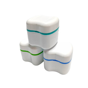 Boîte de rangement double couche pour prothèses dentaires avec filtre, conteneur portable pour appareils orthodontiques, pour usage domestique et commercial - Product Image 1