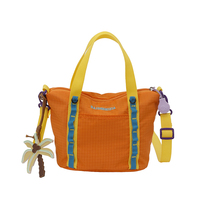 Sac à bandoulière en nylon pour femmes, couleur contrastée, avec large sangle détachable, sac messager décontracté de grande capacité, pour les voyages quotidiens