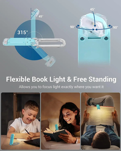 Smart Home Products LED USB Rechargeable <b>Book</b> <b>Light</b> <b>Reading</b> <b>Light</b> Eye Night Portable Clip Desk <b>Light</b> Bookmark Read - Product Image 3