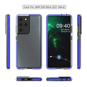 Transparent TPU 3D Airbag Shockproof Super Thin\ Full Wrap Protection Lens Protective Mobile Phone Cases For Samsung <b>S21</b> Ultra - Product Image 1