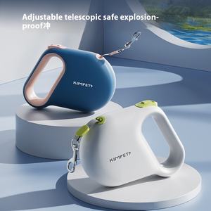 Commercio all'ingrosso solido Cross-Border 5m riflettente guinzaglio da passeggio telescopico controllabile per animali domestici riavvolgitore con impugnatura imbottita - Product Image 5