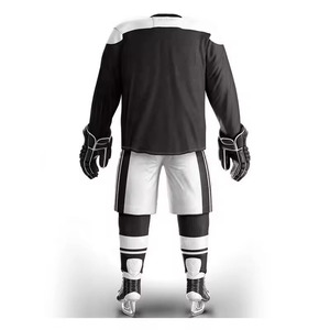 Uniforme de hockey sobre hielo, ropa deportiva para equipos en venta. Uniforme de hockey sobre hielo, ropa atlética transpirable para uso en movimiento. - Product Image 3