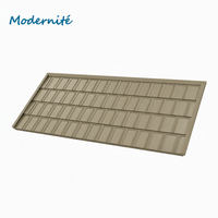 Tuile solaire BIPV CdTe à double vitrage pour toiture photovoltaïque intégrée, optimisant l'espace de toit inutilisé