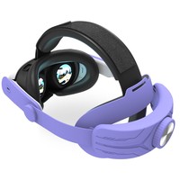 Vente en gros de serre-tête en mousse de cuir PU souple Accessoires personnalisés pour Meta pour Oculus pour Quest 3/Quest3S VR Elite Strap
