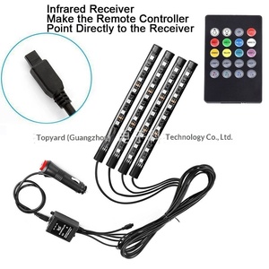 Luz Ambiental LED RGB de Siete Colores con Control Remoto y Activación por Voz, 36SMD, Ritmo Musical, APP36 Estándar, 12V 10W - Product Image 4