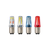 Ampoule LED RVB à défilement lumineux haute luminosité, clignotant stroboscopique, feu arrière de freinage pour moto et automobile, directement de l'usine