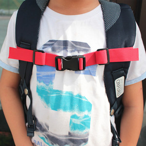 Children <b>Backpack</b> Anti Slip Strap With Front Buckle Detachable Shoulder Strap Solid Color Durable Student Bag Accessories - Product Image 4