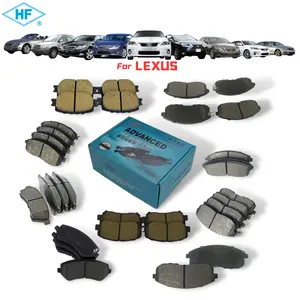 Uso Para Lexus Is250 Lx570 Rx350 Ct200h Gs ls GX Automóvel Fibra De Carbono Cerâmica Metálica Pastilhas De Freio China Brake Pad Fábrica