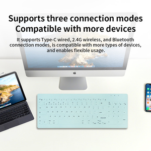 Nuevo Kit de Teclado de Membrana de Aluminio, Tres Modos, Resistente al Agua, para Diferentes Idiomas, HengYu C96-rosa - Product Image 3