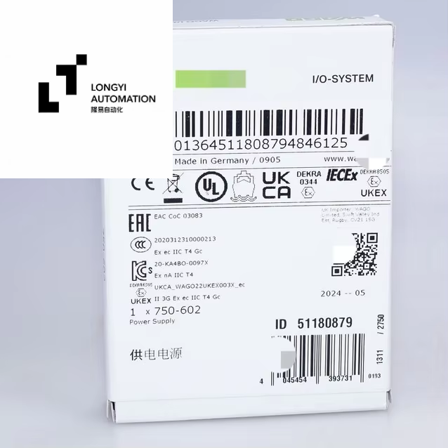 New and Original 750-602 Potential Supply Passive / DC 24V OVP, Stock in Warehouse PLC Programming Controller