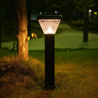 IP65 étanche 10W-50W LED lumières de jardin pour patio extérieur pelouse voie décor corps en plastique pour parc paysage