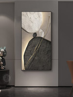 Art mural abstrait moderne, décoration d'entrée, peinture sur toile de luxe pour la maison, le couloir, le salon, cadeau de pendaison de crémaillère, articles cadeaux